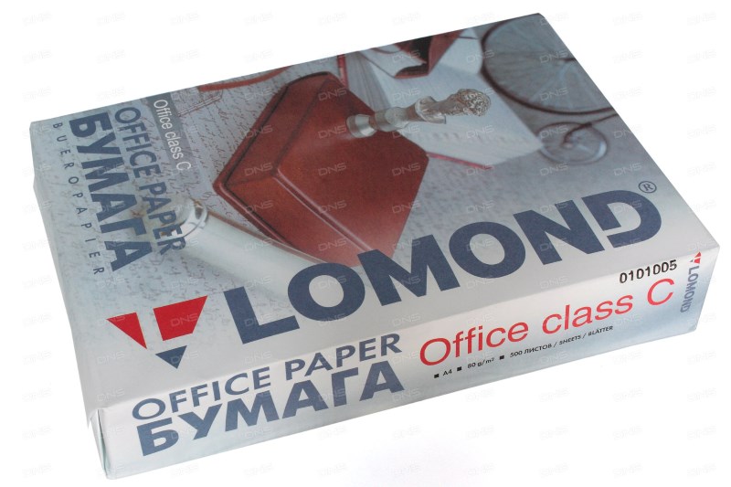 картинка Бумага офисная Lomond White Office Paper А4, 80г/м2, 500 л.