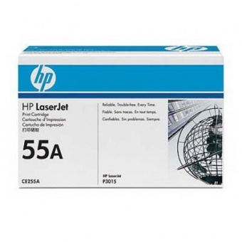 картинка Картридж для HP LaserJet P3015 №55A HP CE255A