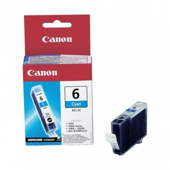 картинка Чернильница для Canon i865 / 905D / 9100 / 965 / 990 / 9950, PIXMA MP750 / 760 / 780 / iP3000 / 4000 / 5000 / 6000D / 8500 Canon BCI-6C