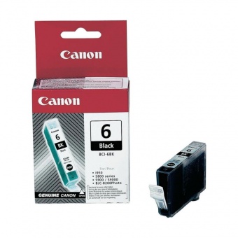 картинка Чернильница для Canon i865 / 905D / 9100 / 965 / 990 / 9950, PIXMA MP750 / 760 / 780 / iP4000 / 5000 / 6000D / 8500, S830D / 900 Canon BCI-6BK