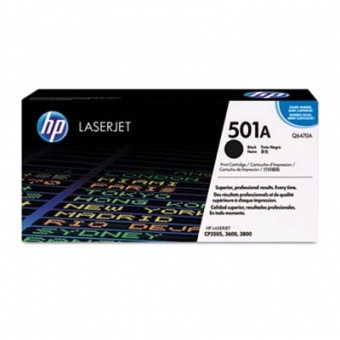картинка Картридж для HP Color LaserJet 3600 / 3800 / CP3505 №501 HP Q6470A