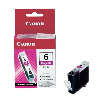 картинка Чернильница для Canon i865 / 905D / 9100 / 965 / 990 / 9950, PIXMA MP750 / 760 / 780 / iP3000 / 4000 / 5000 / 6000D / 8500 Canon BCI-6M