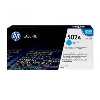 картинка Картридж для HP Color LaserJet 3600 №502 HP Q6471A